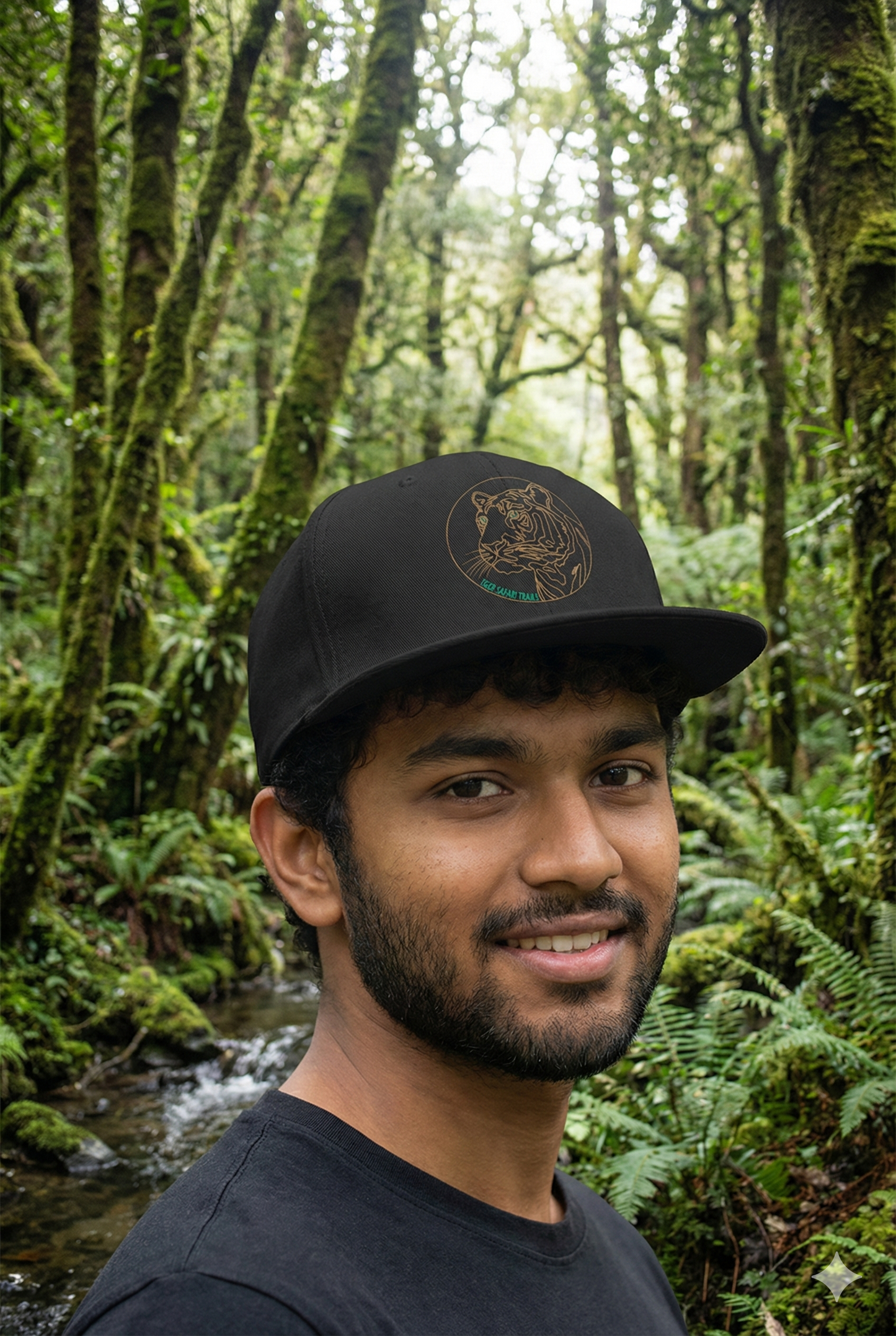 "Tiger Safari" Minimalist Snapback