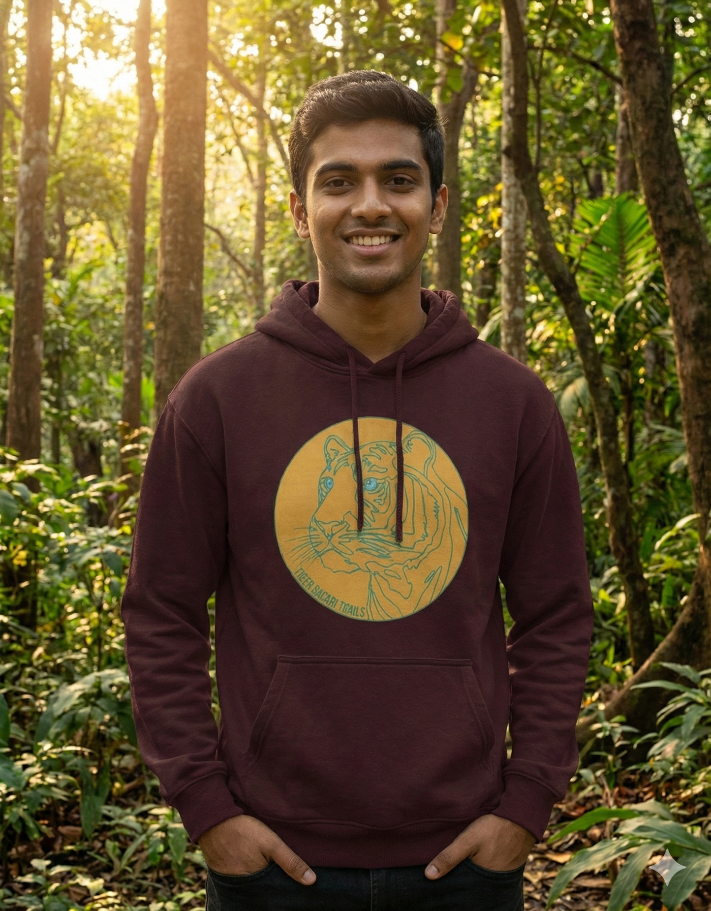 The Dawn Patrol Tiger Safari Oversized Hoodie