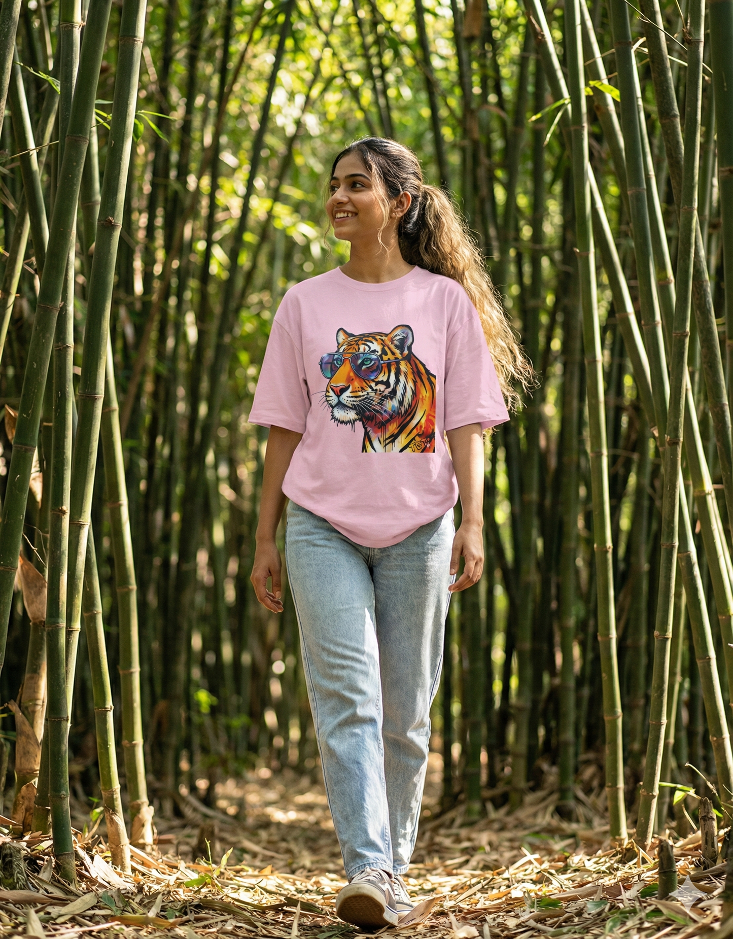 "Aviator King" Graphic Oversized TShirt